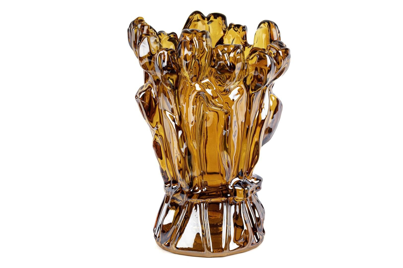 Posy Amber Lüster Cam Vazo 21x31cm