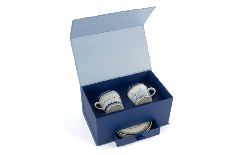 Blue Harmony 2li Kahve Fincan Seti 90cc
