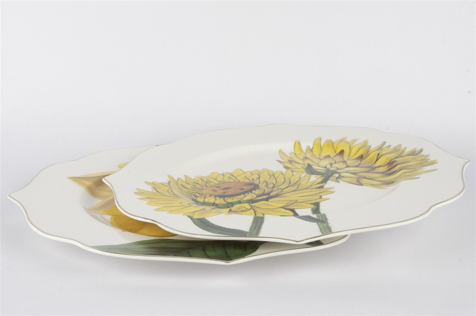 Art Of Botanical Sarı 2li Servis Tabağı 28cm