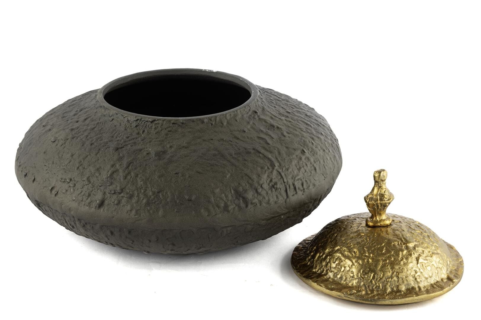 Twin Gold Kapaklı Gri Kutu 30x21cm