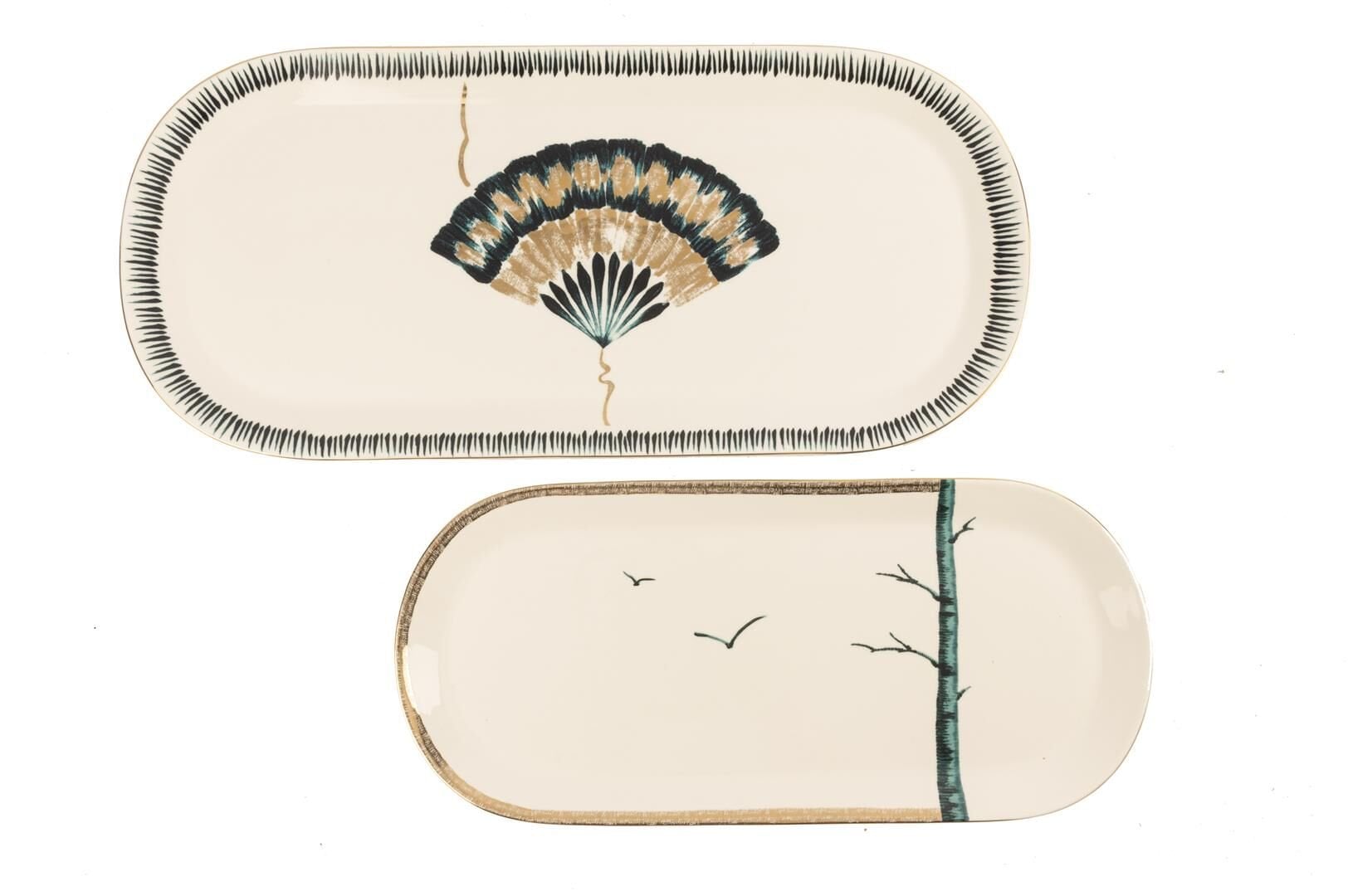 Grace 2li Oval Srvs Tabağı 42cm + 34cm