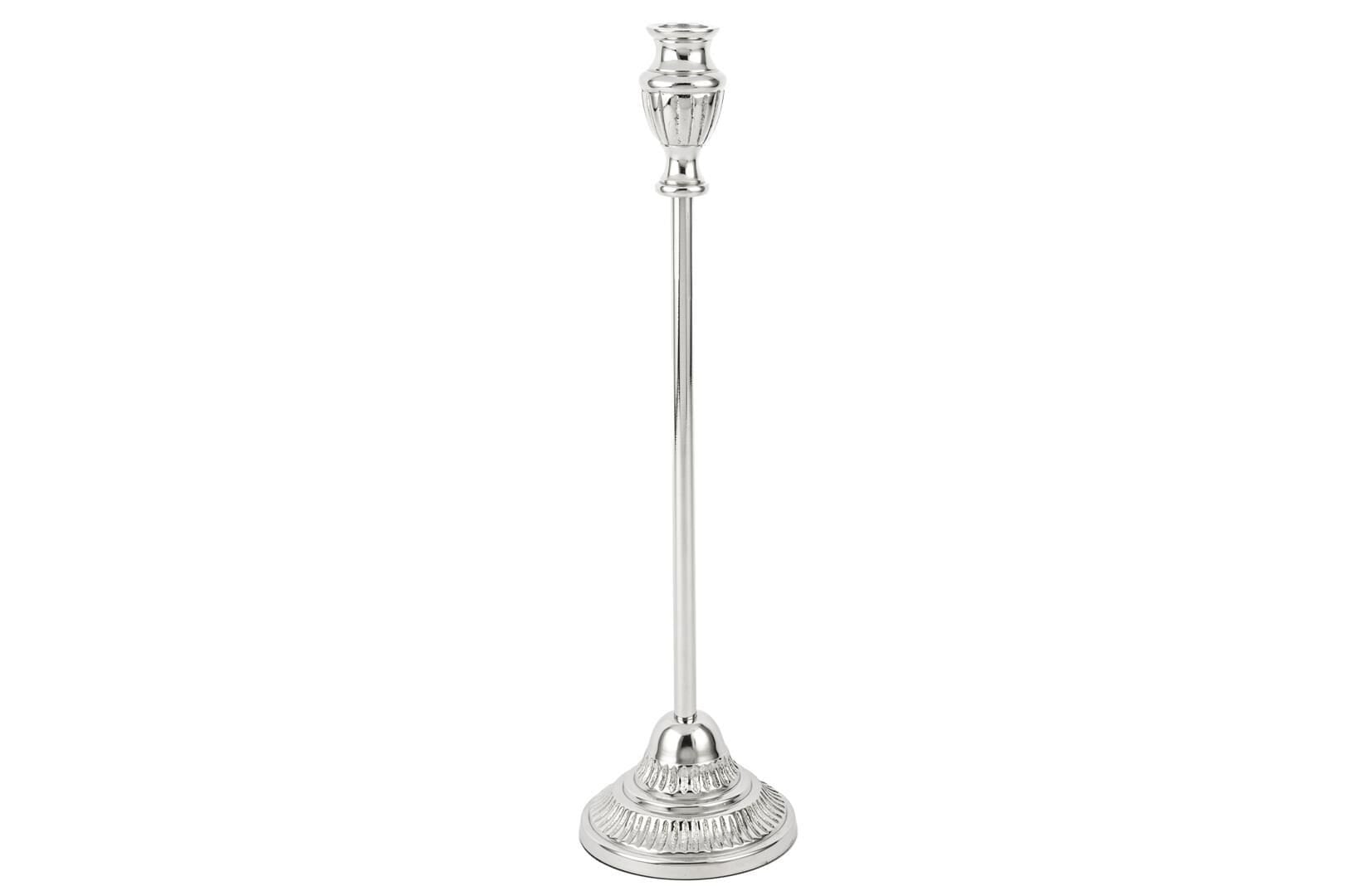 Silver Metal Mumluk 10x39cm