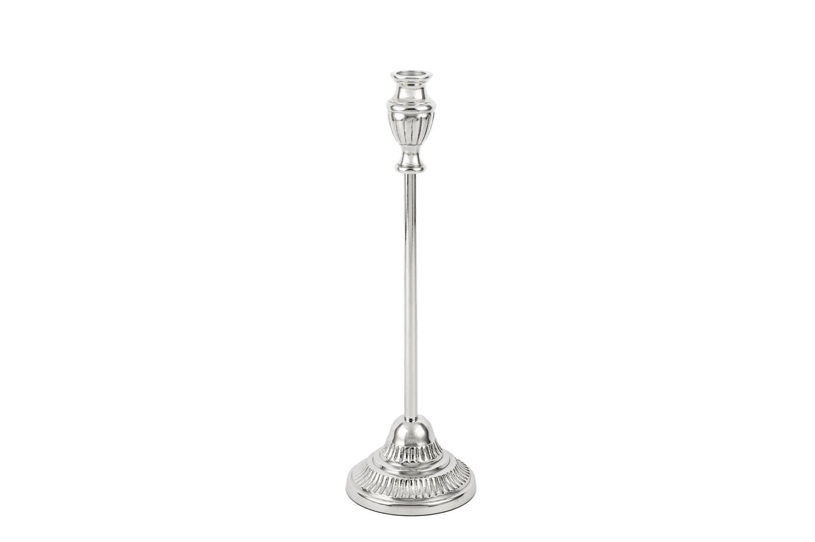 Silver Metal Mumluk 10x34cm