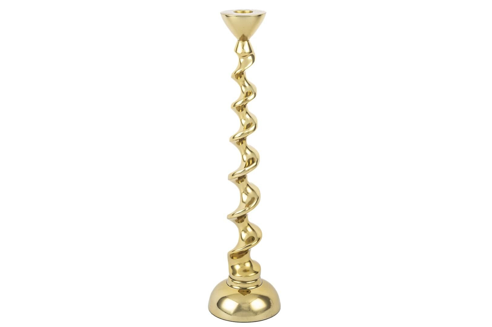 Twist Gold Metal Mumluk 9x35cm