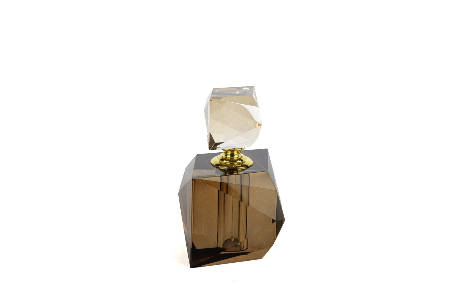 Kristal Kahverengi Şişe 16x8cm