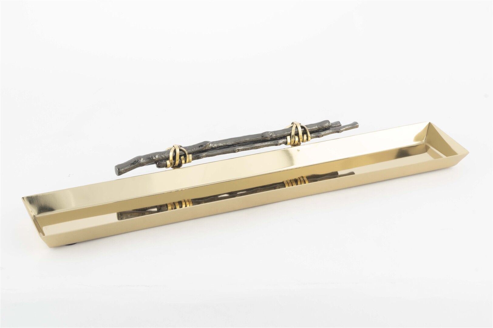 Gold Tel Sarma Kraker Tepsi 40x9cm