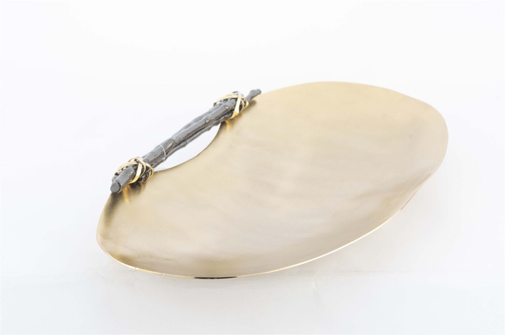 Gold Tel Sarma Oval Tabak 40x20cm