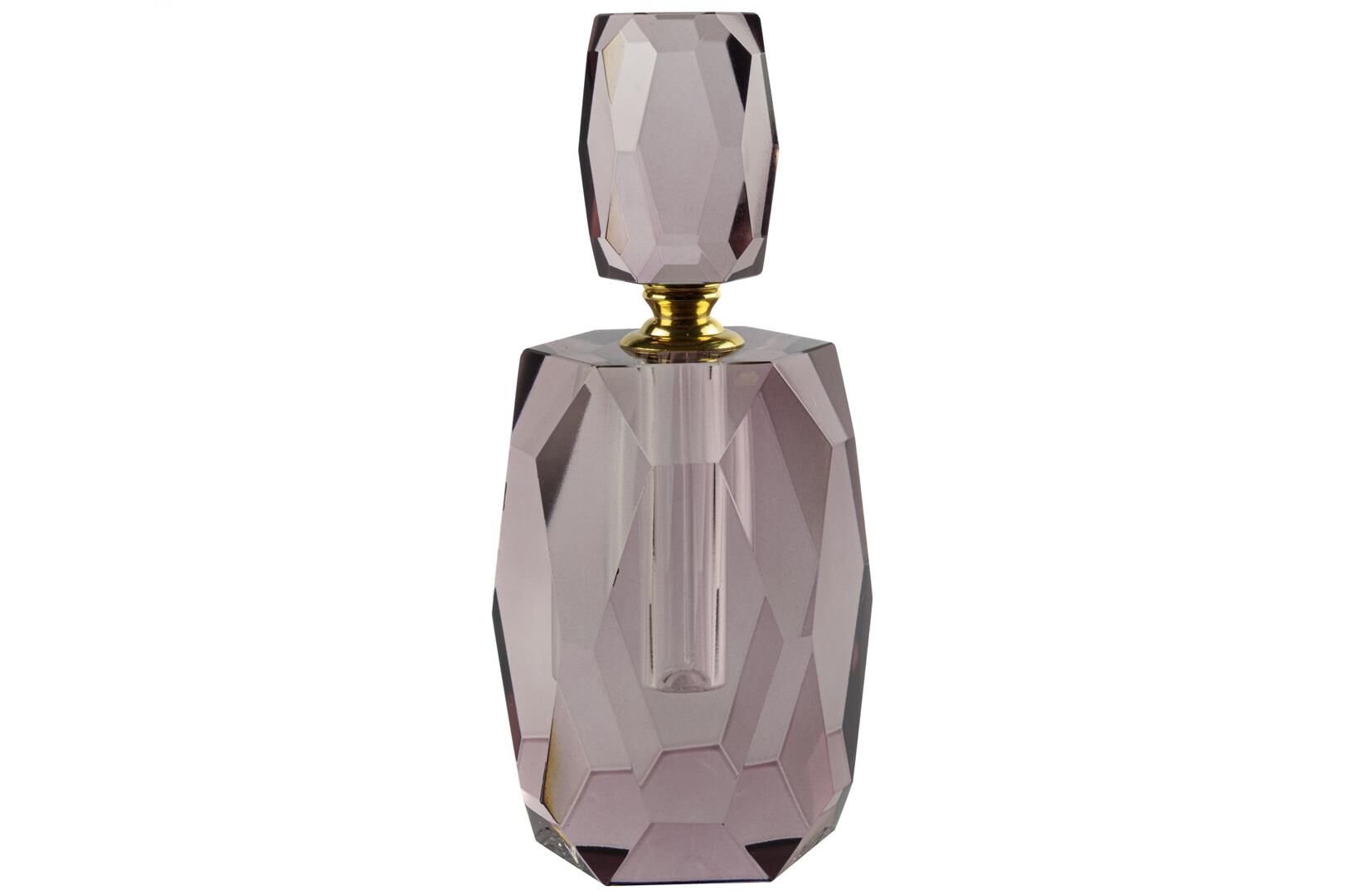 Bordo Gold Cam Dekor Şişe 8x8x20cm