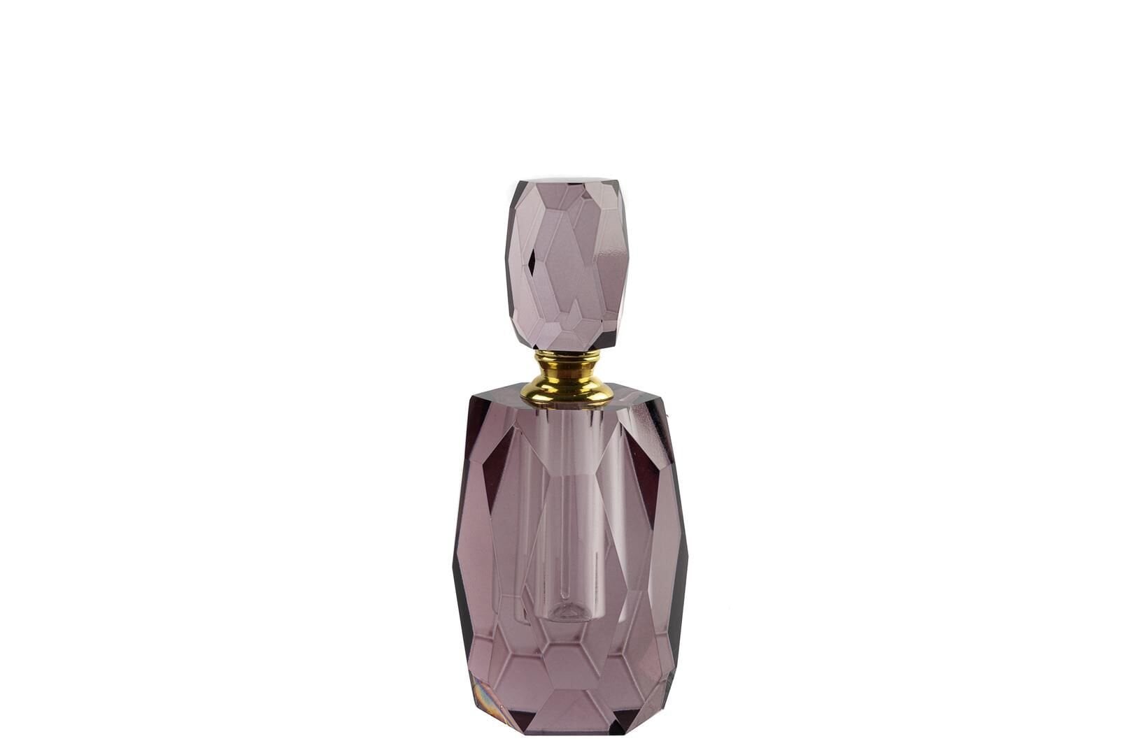 Bordo Gold Cam Dekor Şişe 6x6x15cm