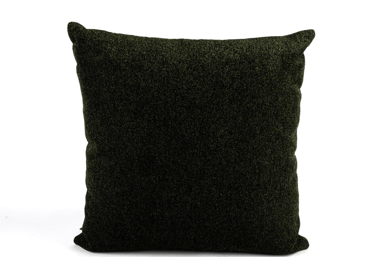 Olive Yeşil yapraklı pembe biyeli yastık50cm
