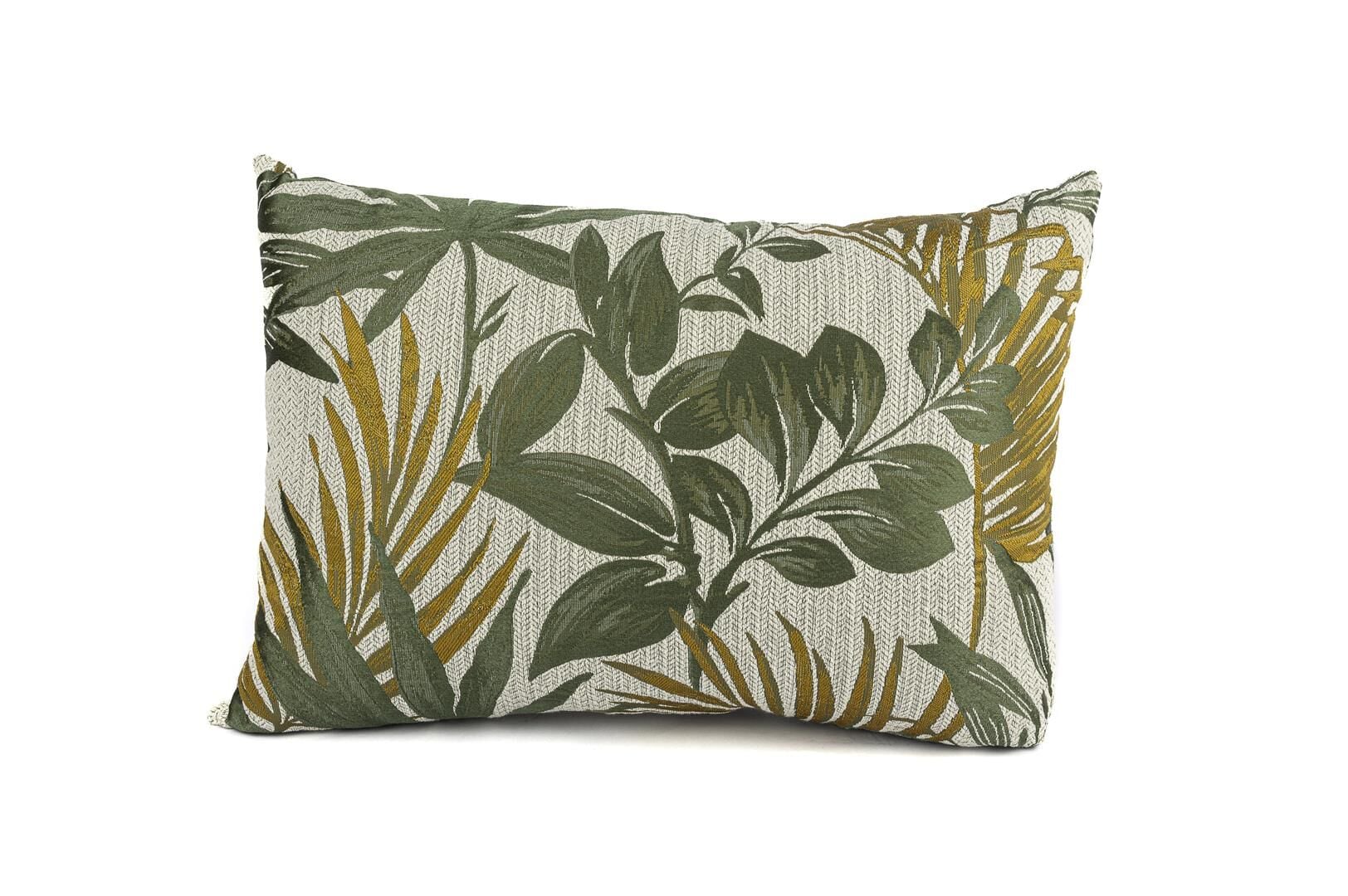Olive yeşil yapraklı yastık35x50
