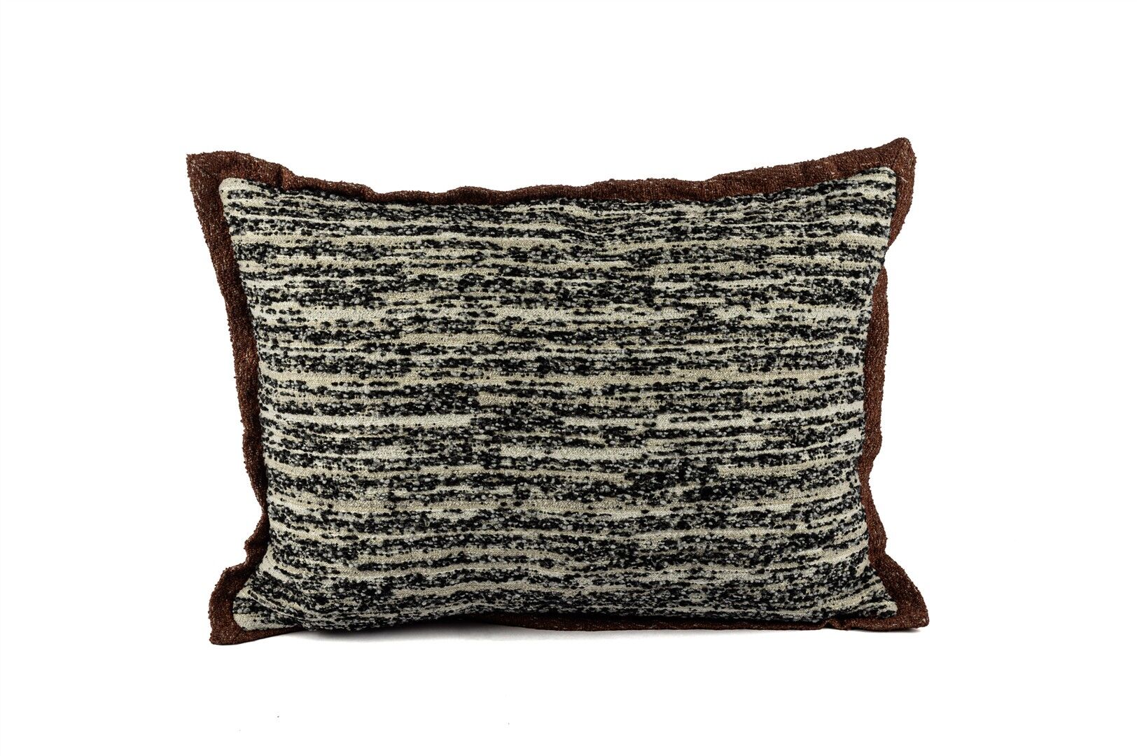 Rhea siyah kiremit fitilli yastık 35x50
