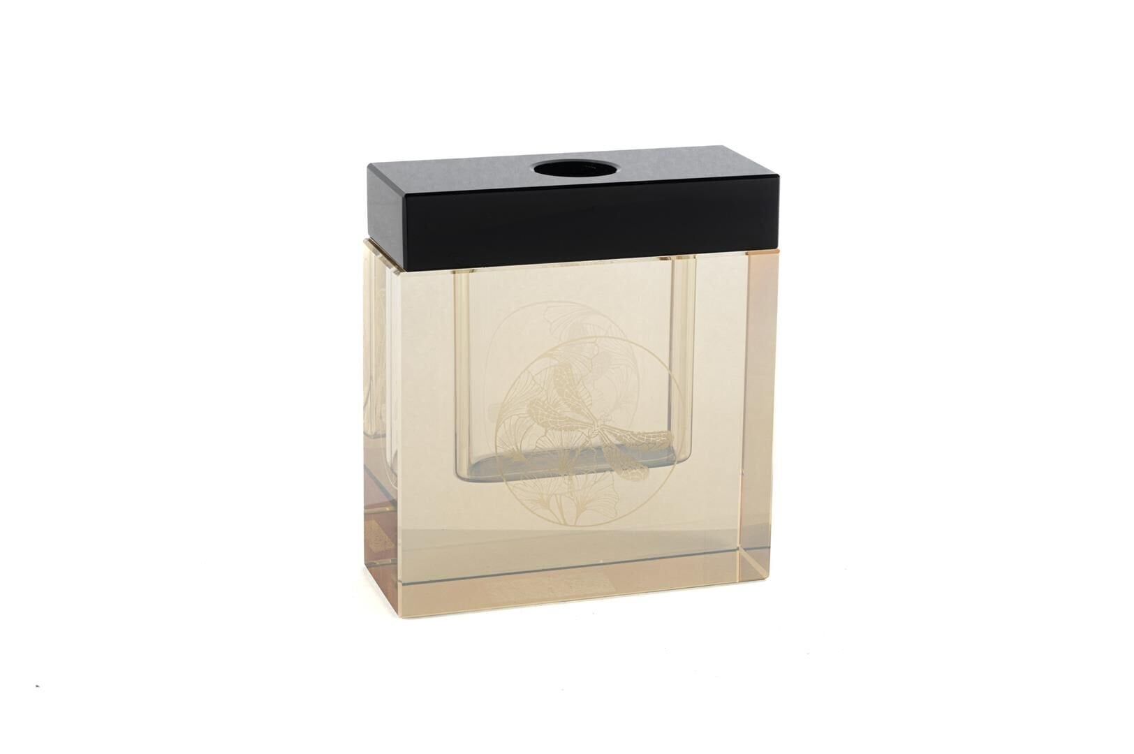 Amber Siyah Dik Diffuser Şişesi 10x11cm