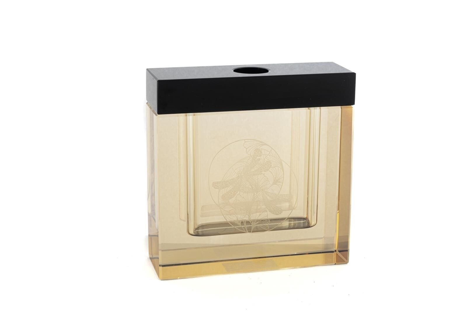 Amber Siyah Dik Diffuser Şişesi 12x12cm