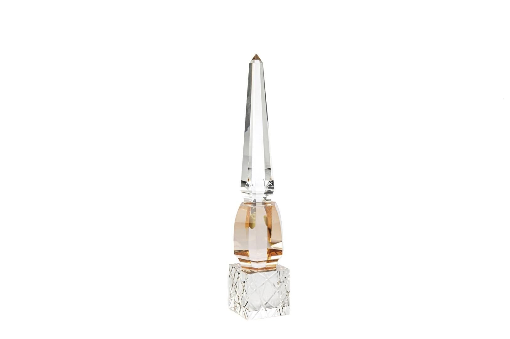 Amber Clear Cam Dekor Obje 7x33cm