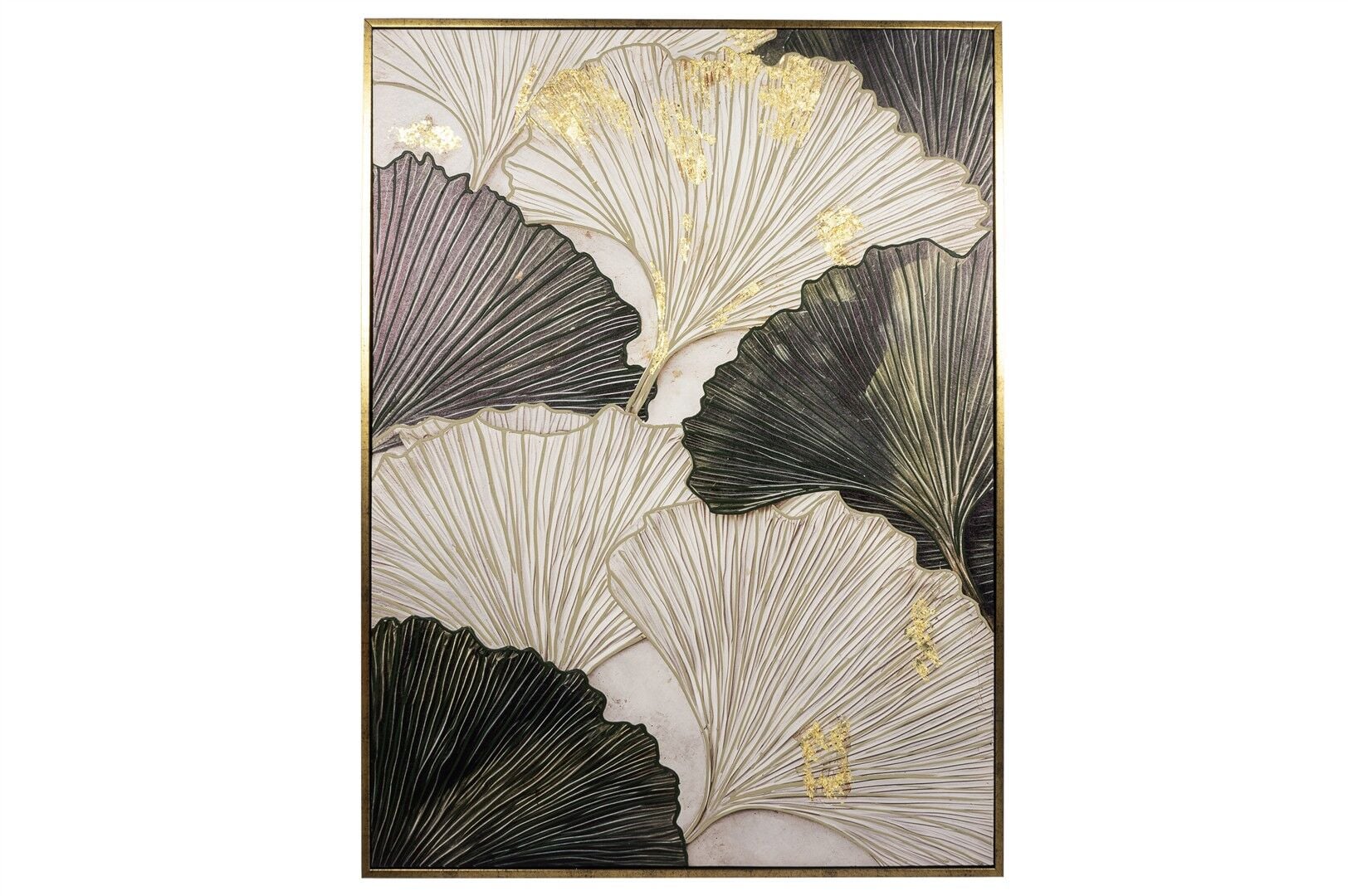 Ginkgo Beyaz yağlı boya 90x120 tablo