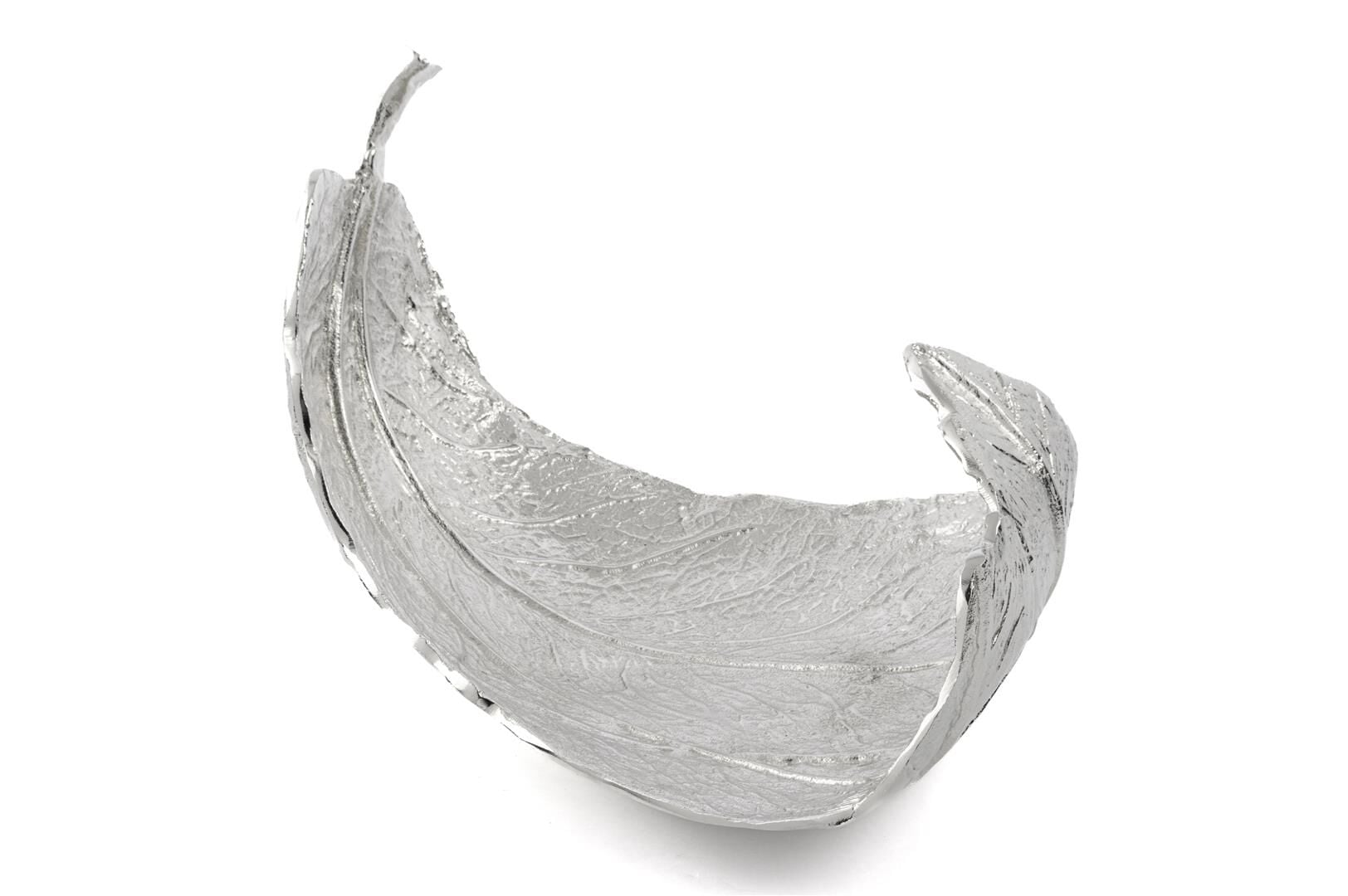 Silver Leaf Dekor Metal Tabak 37x30x28cm