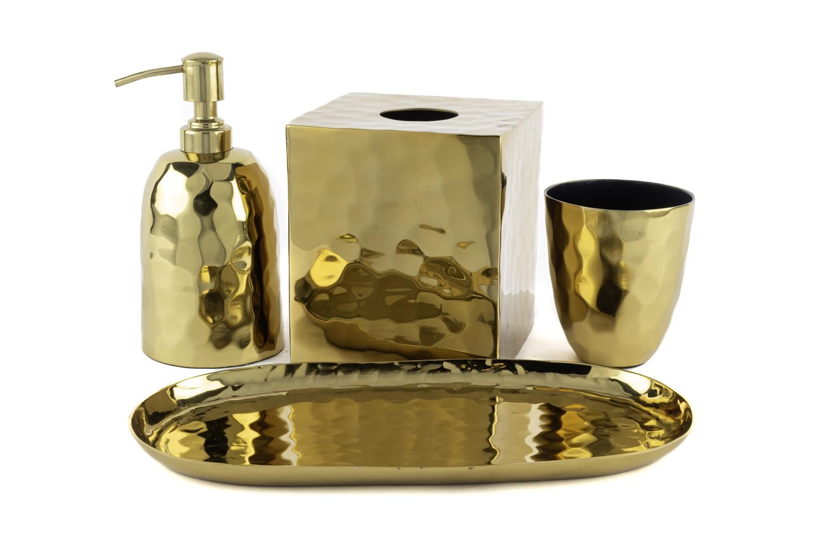 Gold Melvin Banyo Seti 4prç 30x16x19cm