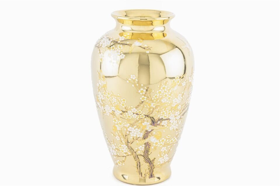 Gold Sakura Vazo 19x30cm