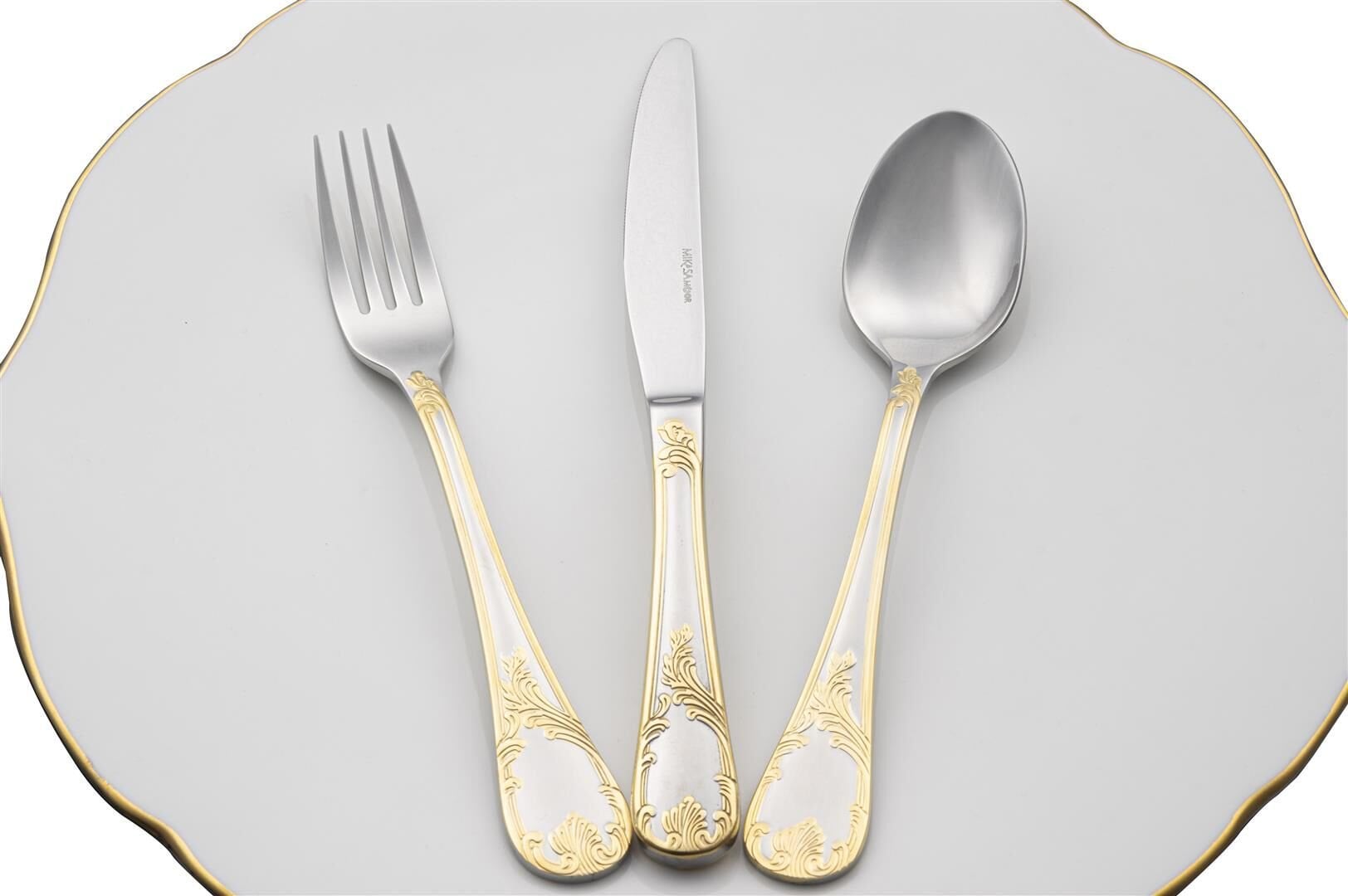 Elegante Gold 90 parça çkb seti