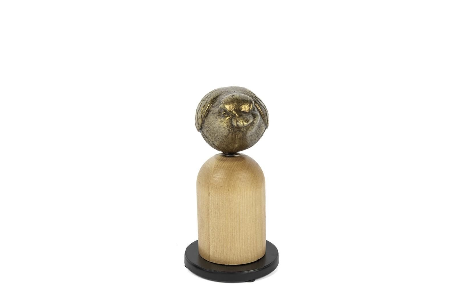 Gold Metal Kuş Dekor Obje 20x8x17cm