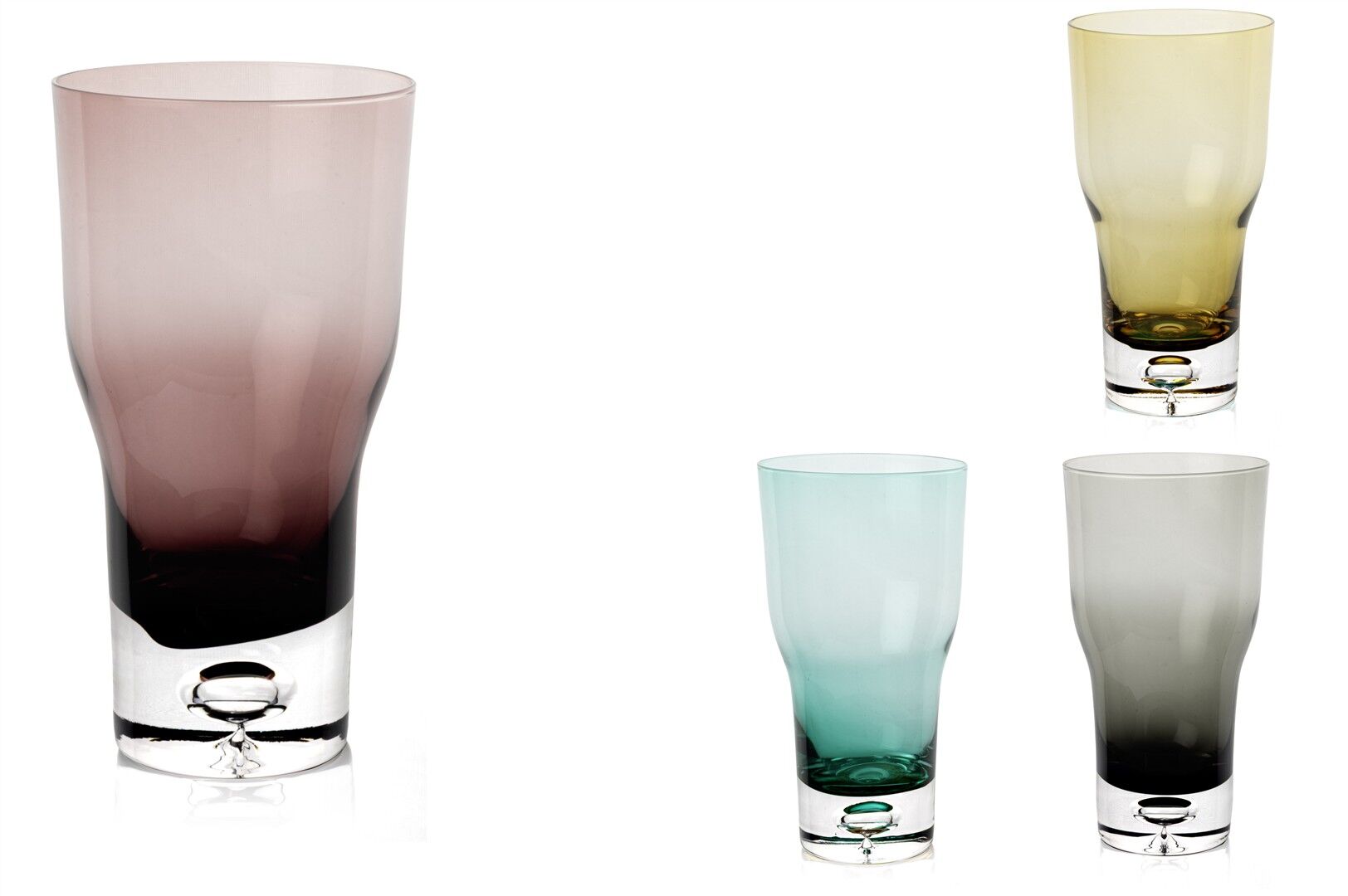 Asorti 4Renk Meşrubat Bardağı 450ml