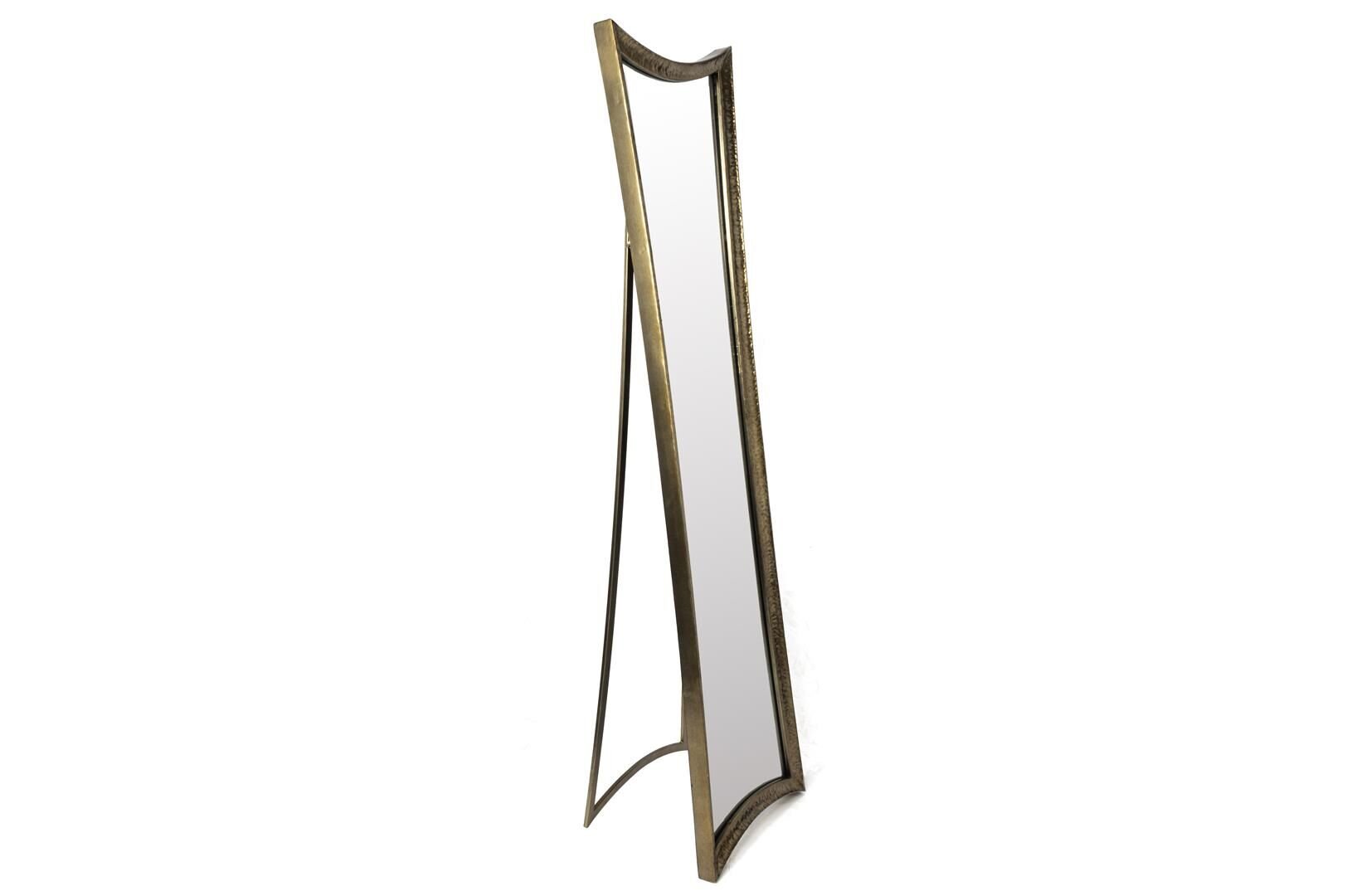 Antik Gold Metal Ayaklı Ayna 40x165cm