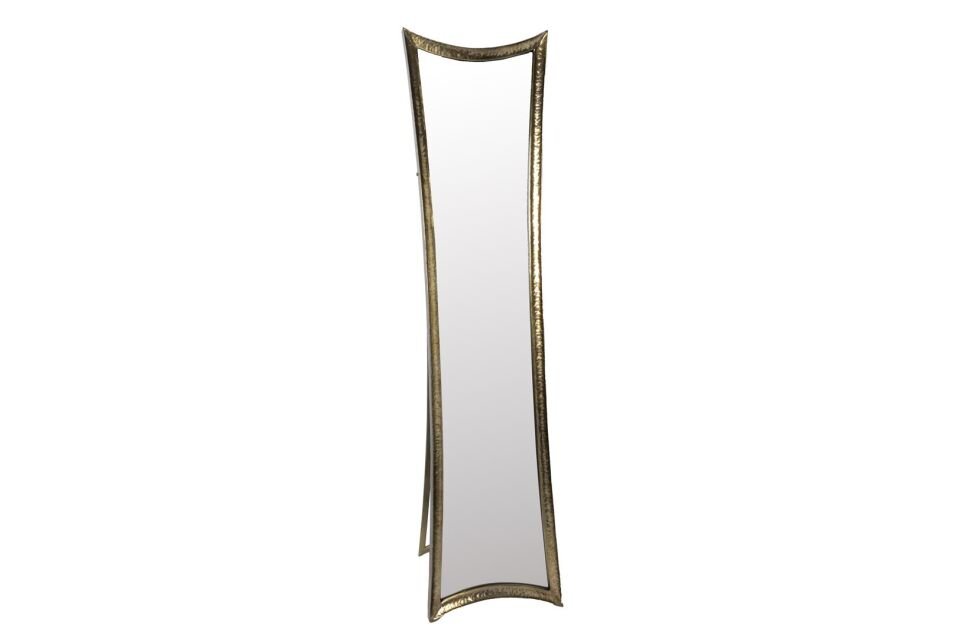Antik Gold Metal Ayaklı Ayna 40x165cm
