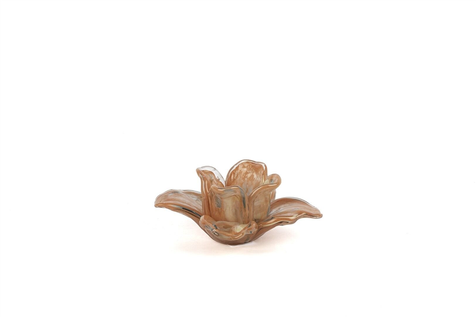 Somon Çiçek Cam Dek 16x7cm