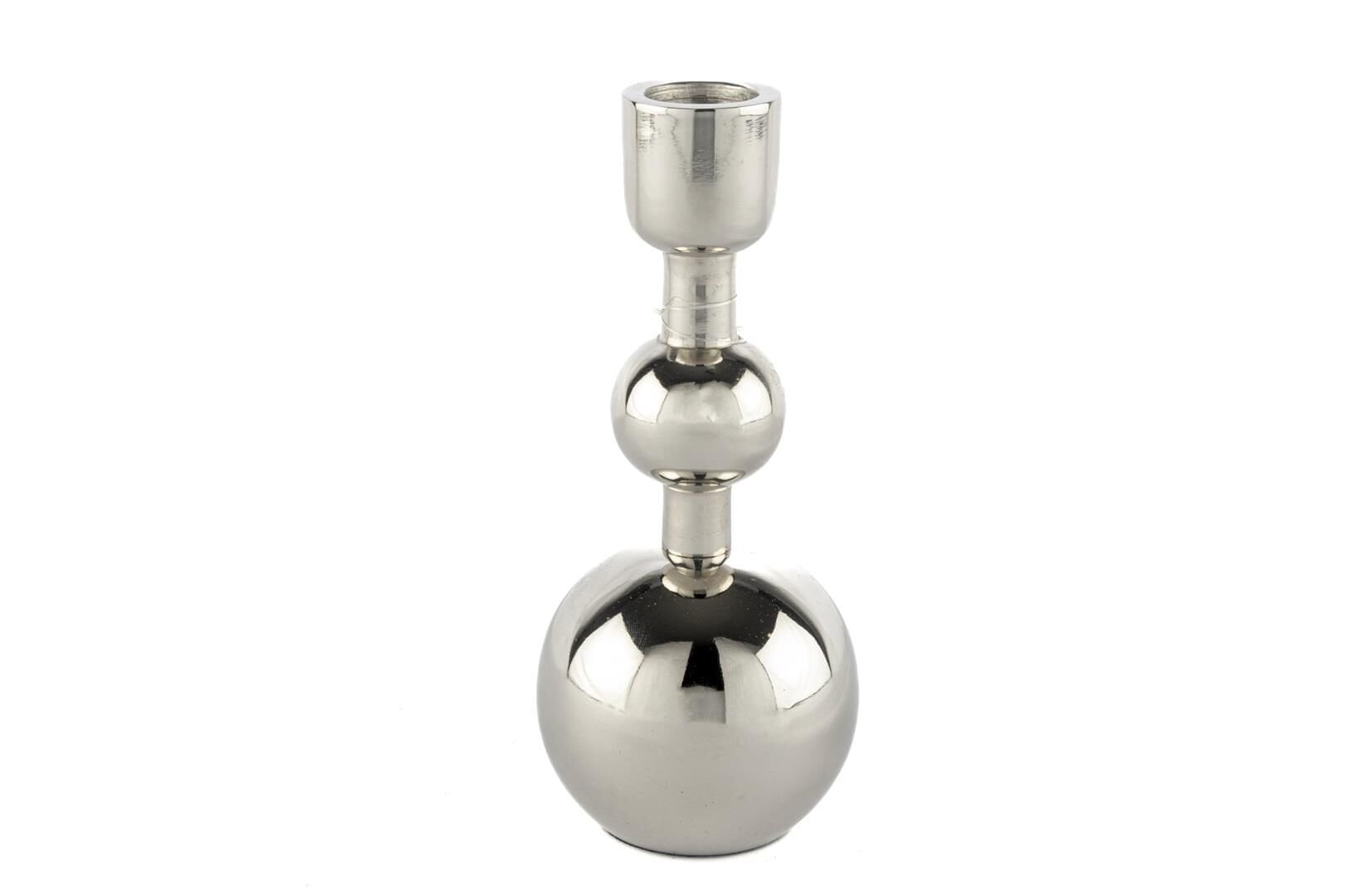 Gümüş Top Mumluk 16cm