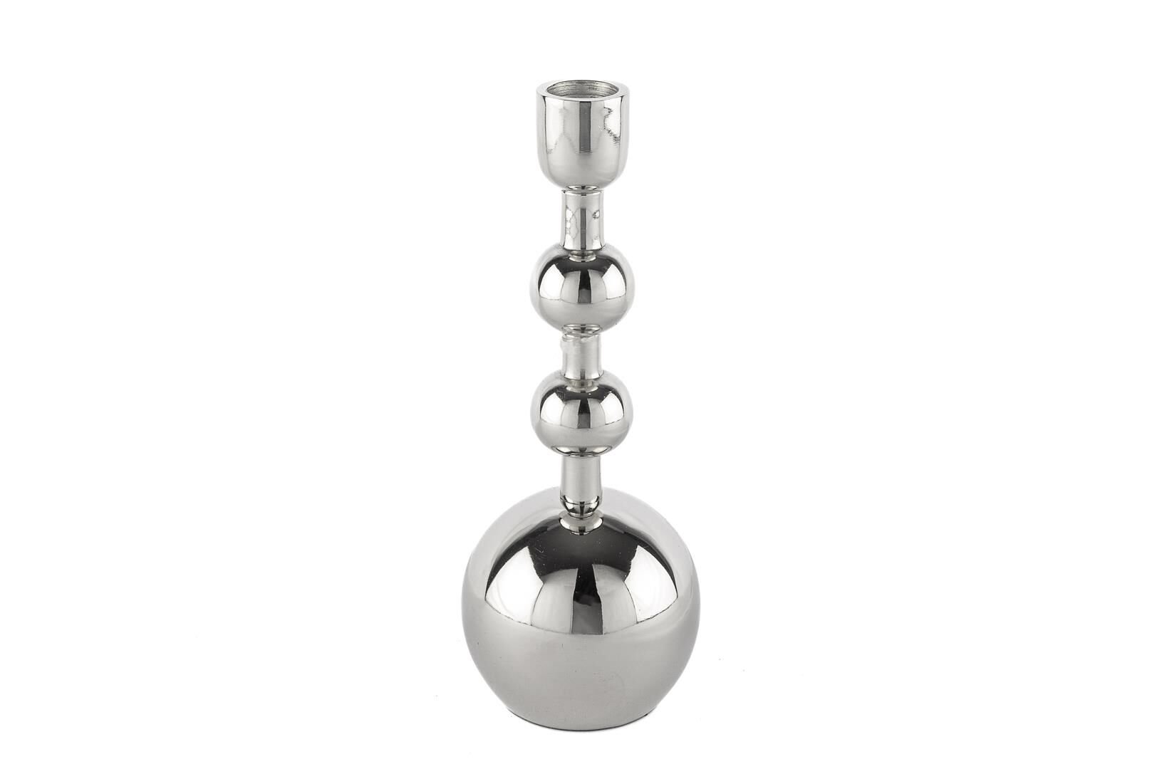 Gümüş Top Mumluk 23cm