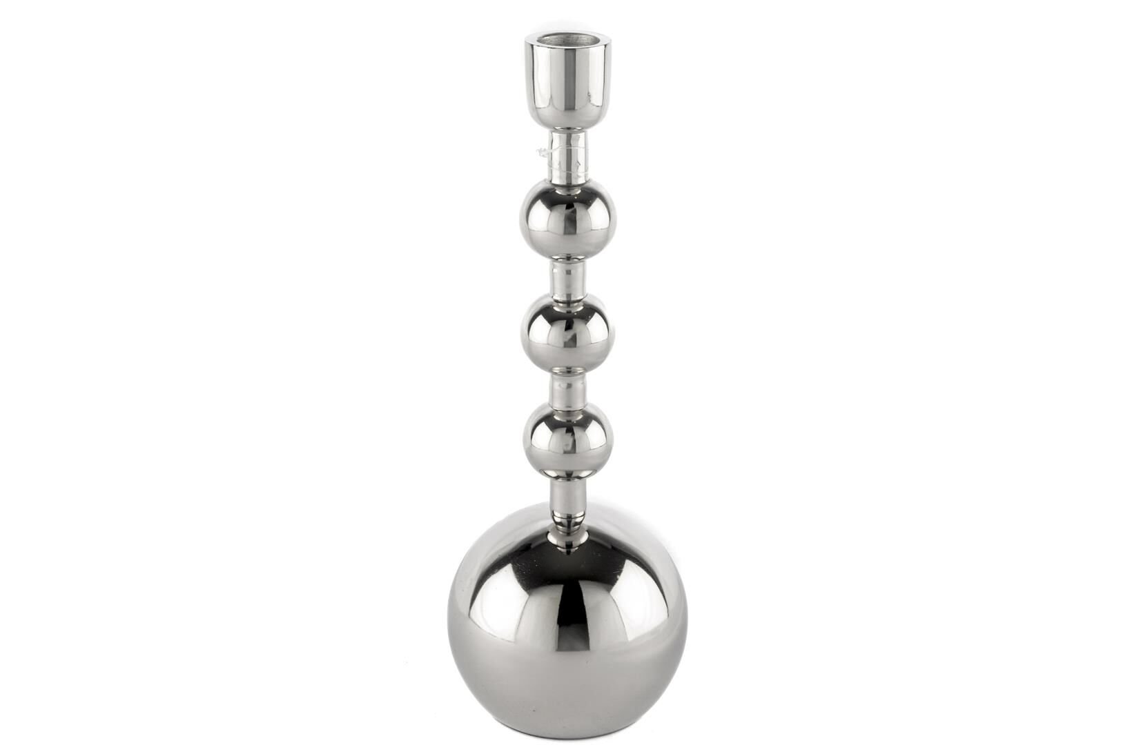 Gümüş Top Mumluk 28cm