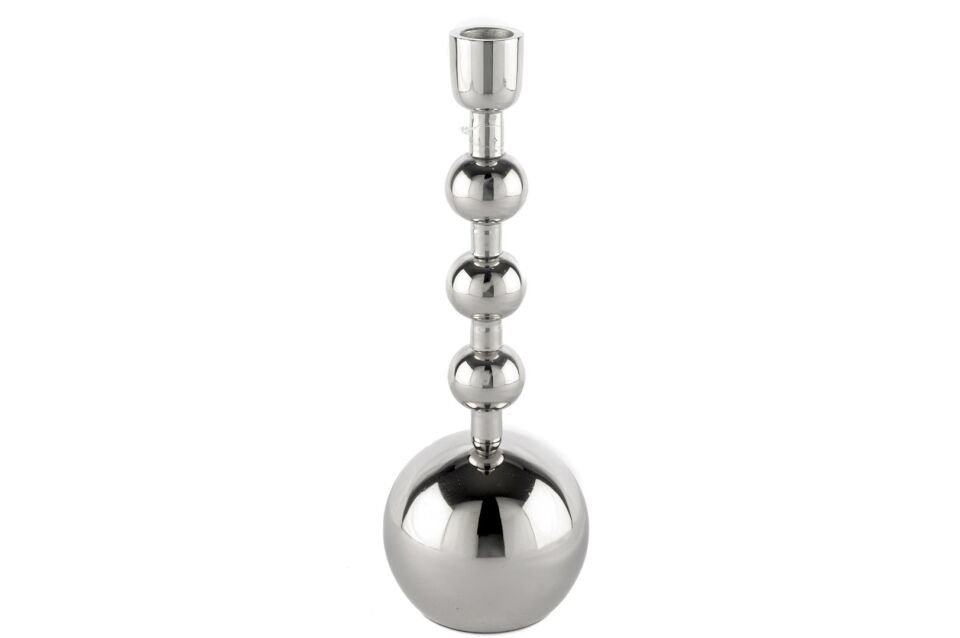 Gümüş Top Mumluk 28cm
