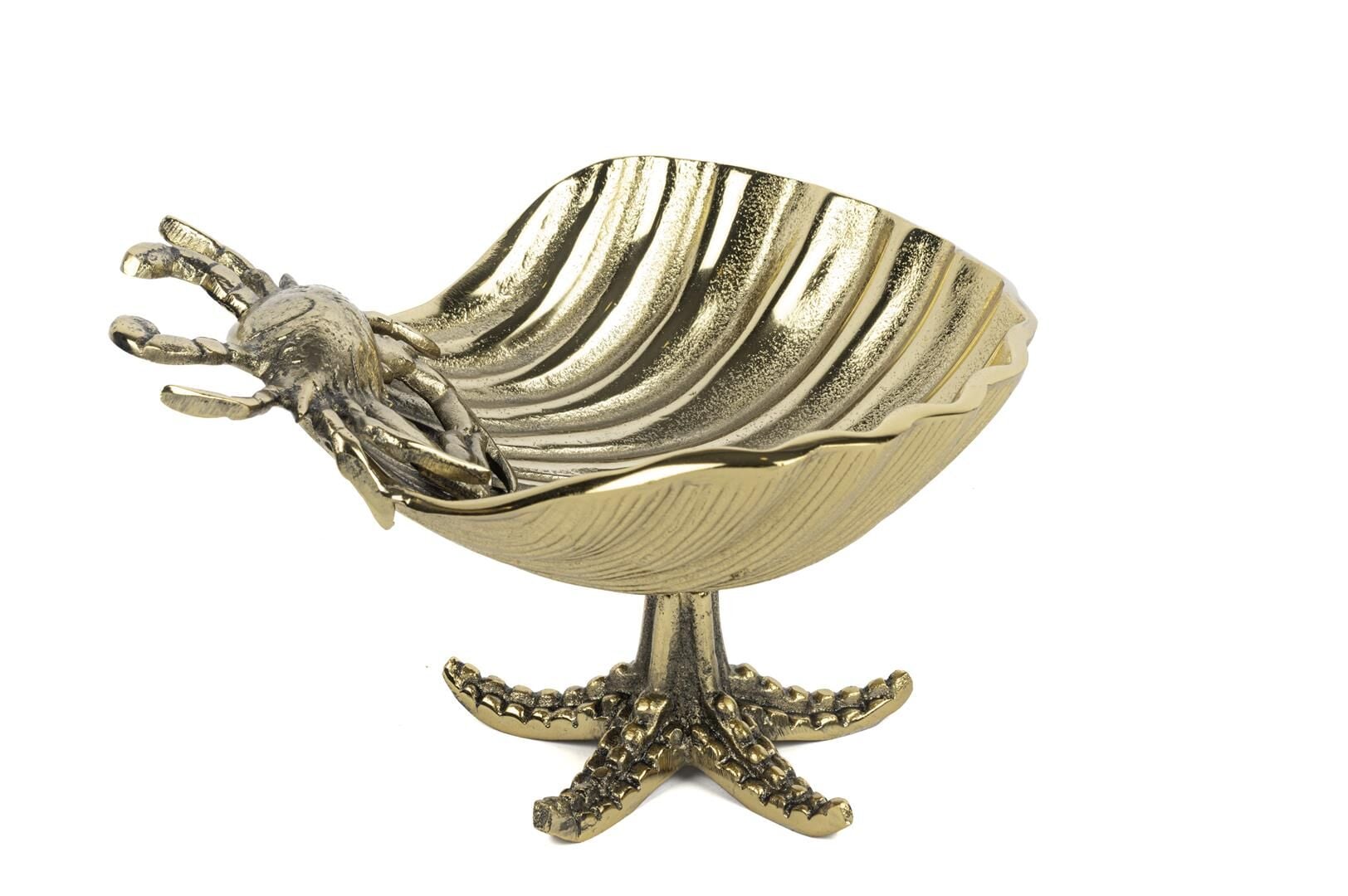 Gold Marine Dekorlu Ayaklı Kase 27x26x15cm