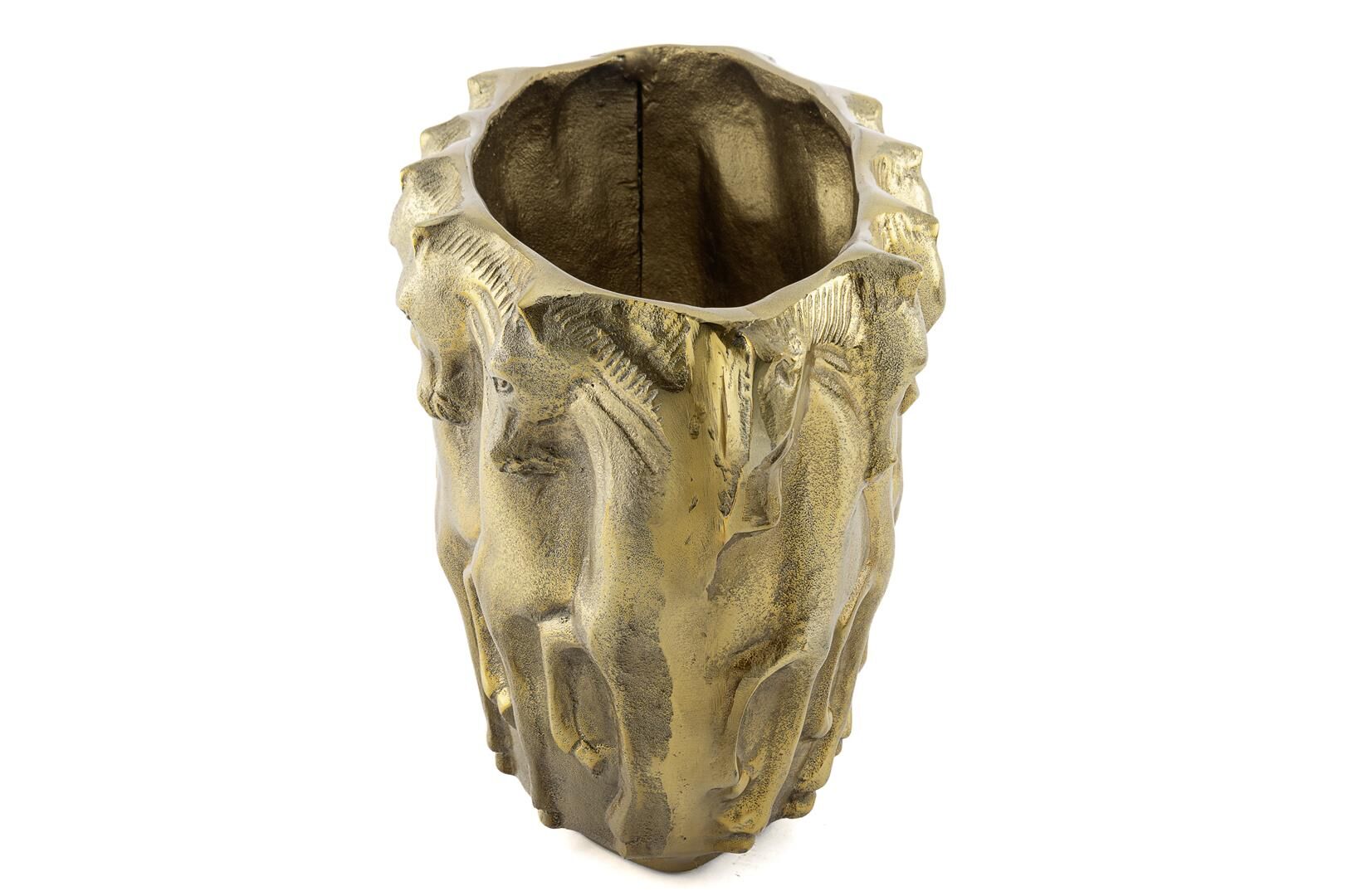 Antik Gold Horse Vazo 45x24x30cm.