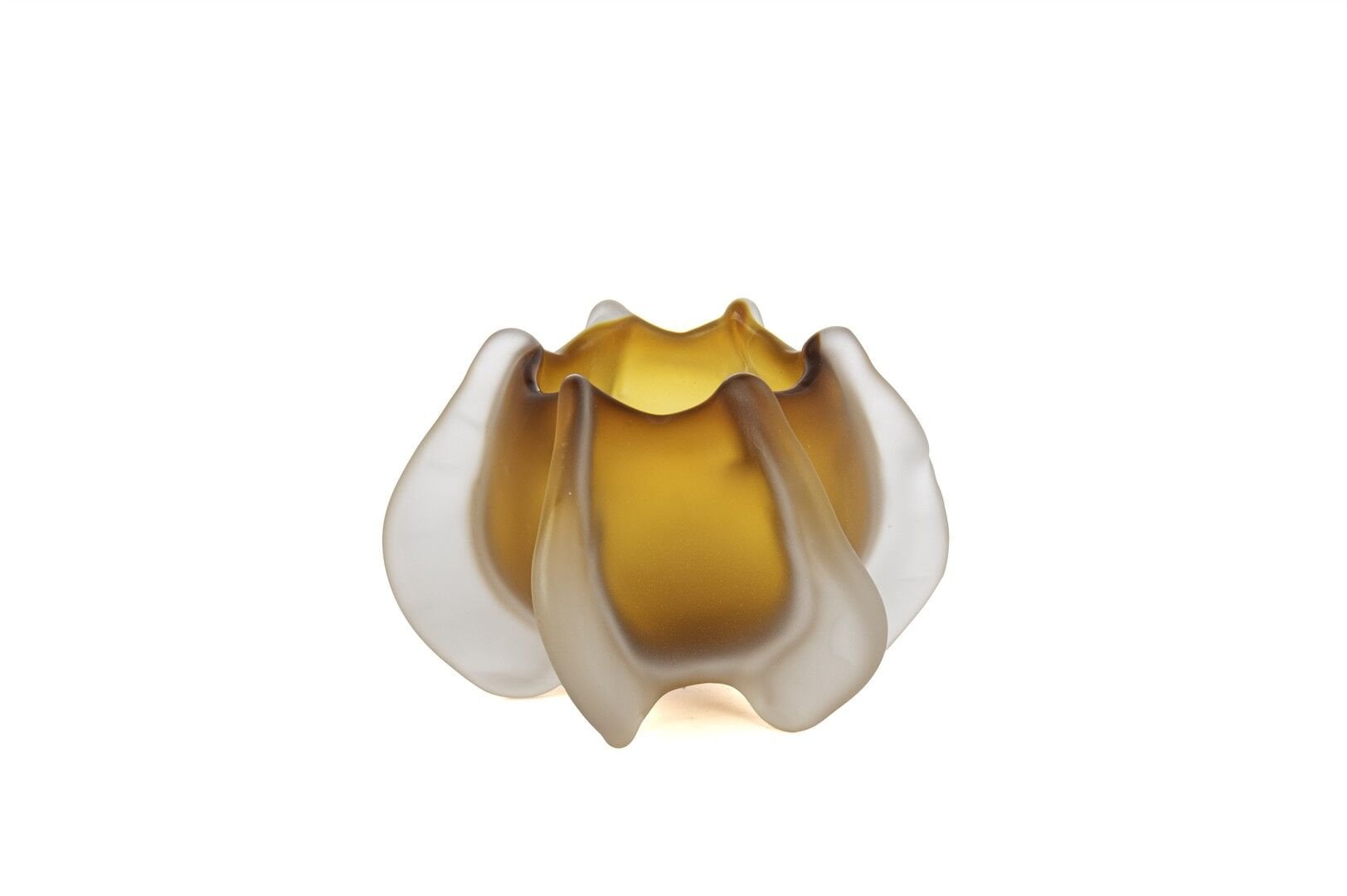 Amber Lotus Cam Vazo 20x16cm
