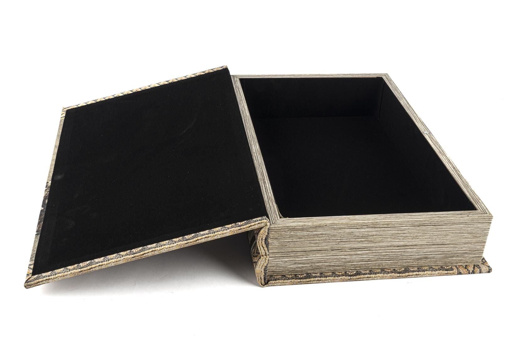 Bej Zeugma Kitap Kutu 30x20x6cm