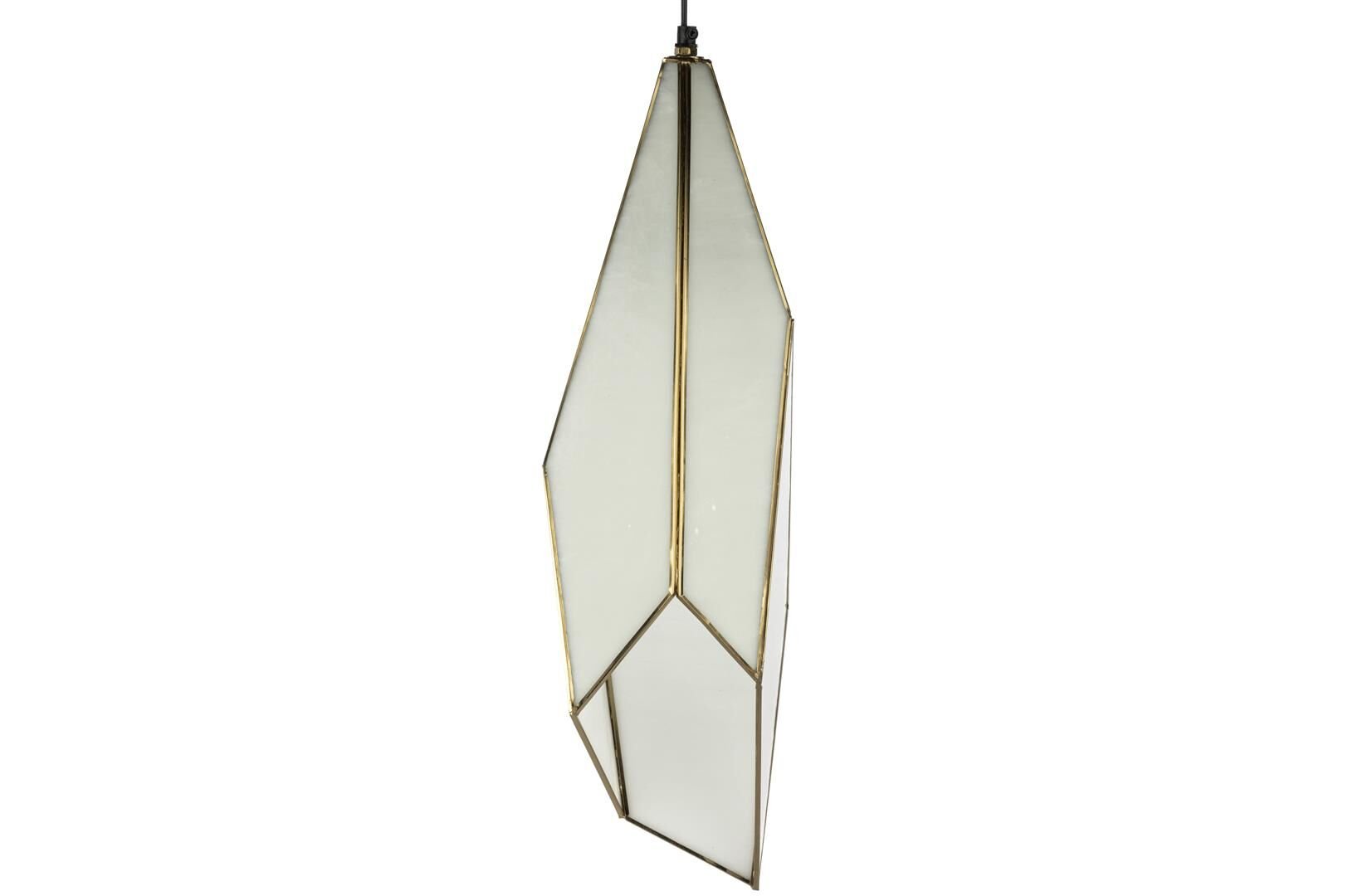 Pirinç Beyaz Avize 19x61cm