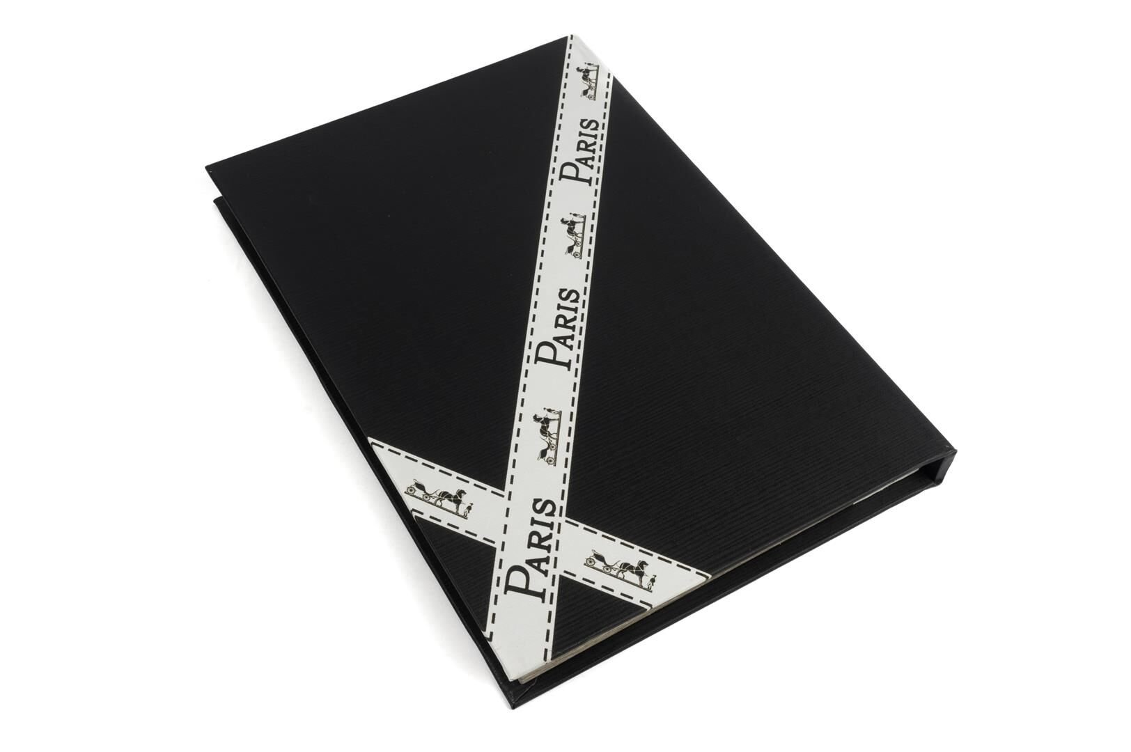 Siyah Paris Kitap Kutu 35x24x3cm