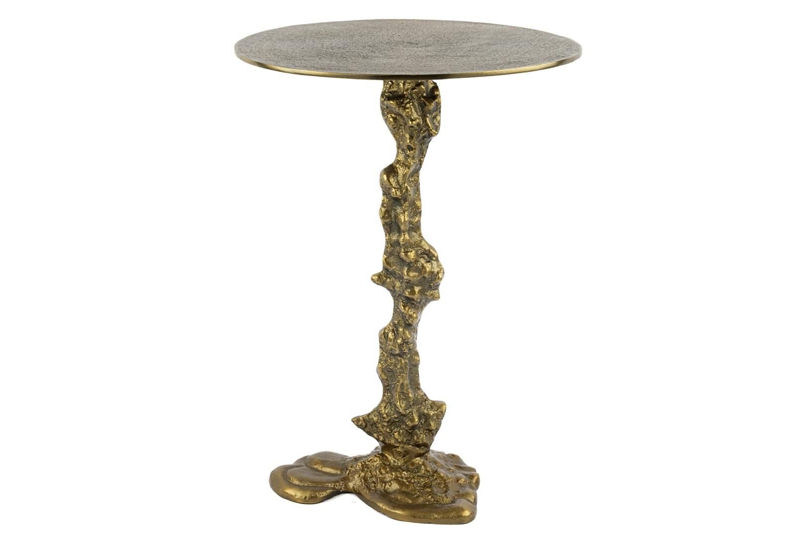 Antik Gold Metal Sehpa 33x47cm