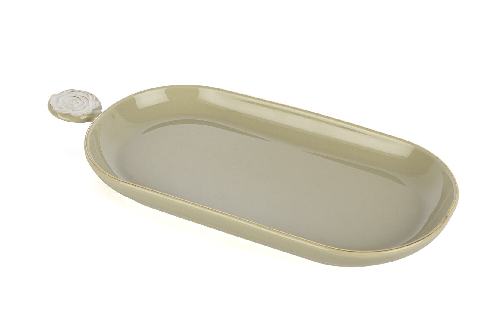 Rosaria Krem Oval Tbk 35x16cm
